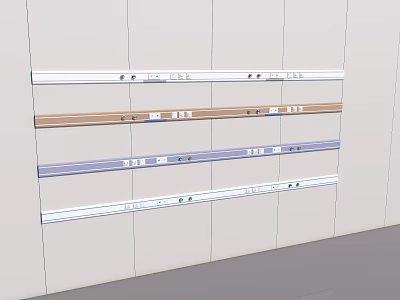Medical equipment with ward bedside equipment 3d model