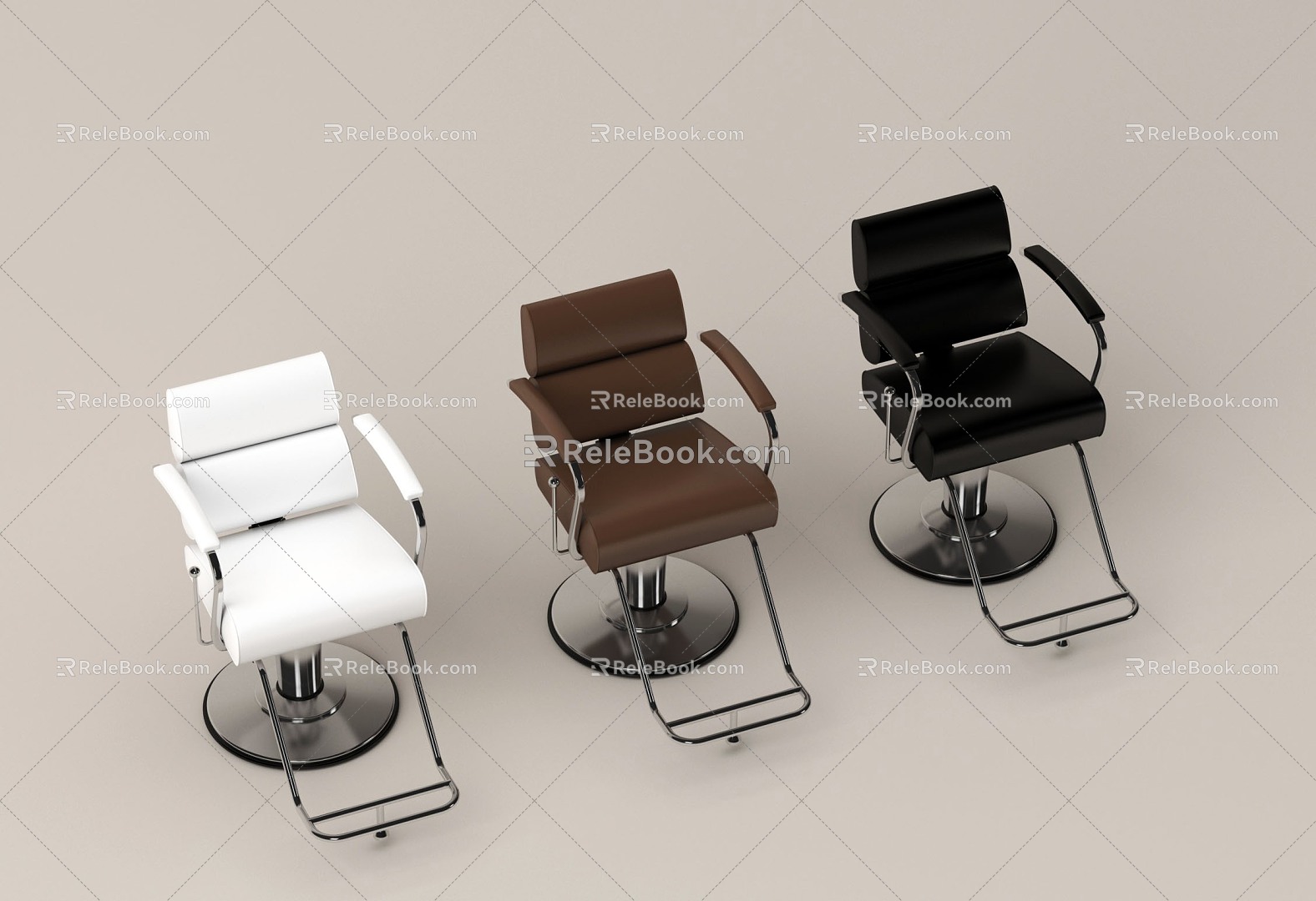 Barber chair Barber equipment 3d model