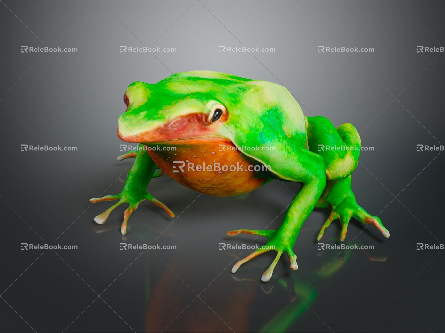 Frog Frog Frog Poison Frog Game Frog Reptile Cold Blooded Animal Reptile Reptile 3d model