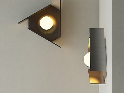 Modern wall lamp industrial wind wall lamp metal wall lamp 3d model