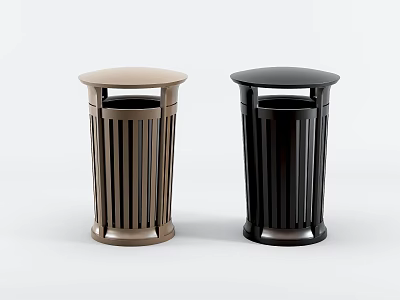 Modern trash can 3d model