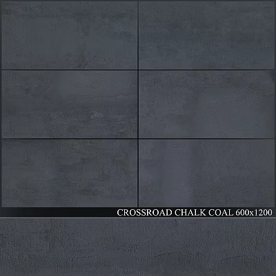 Crossroad Chalk Coal Tiles 600x1200 Matte Textured Floor And Wall Covering 3d model