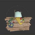 Cheerful Kids Playroom With Green Bookshelf Globe Toy Cars Rug Plants And Wooden Floor