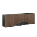 Modern Wooden Entryway Console Cabinet With Sleek Design And Ample Storage 3d model