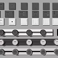 Modern Switch Mobile Switch Socket Panel 3d model