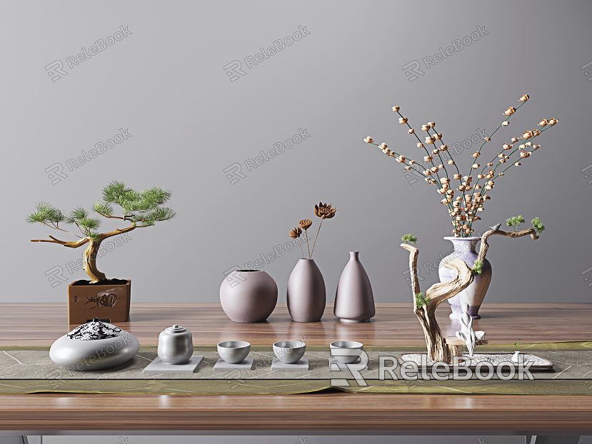 New Chinese Tea Set Tea Set Ornaments Combination model