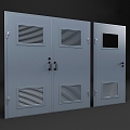 Fire door iron door 3d model