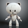 INDUSTRIAL LOFT ROBOT BEAR ROBOT MACHINE BEAR MECHANICAL BEAR SCI-FI BEAR 3d model