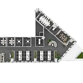 Modern Public Office Area With Open Layout Work Desks Green Plants And Sofa Seating
