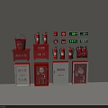 Essential Fire Safety Equipment Collection With Extinguishers Hydrants Buckets Cabinets And Signs