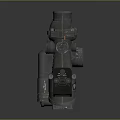 Infrared Steiner Laser Pistol Light Source Firearm Sight Firearm Device 3d model