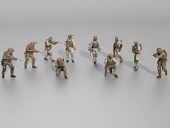 Commando 3d model