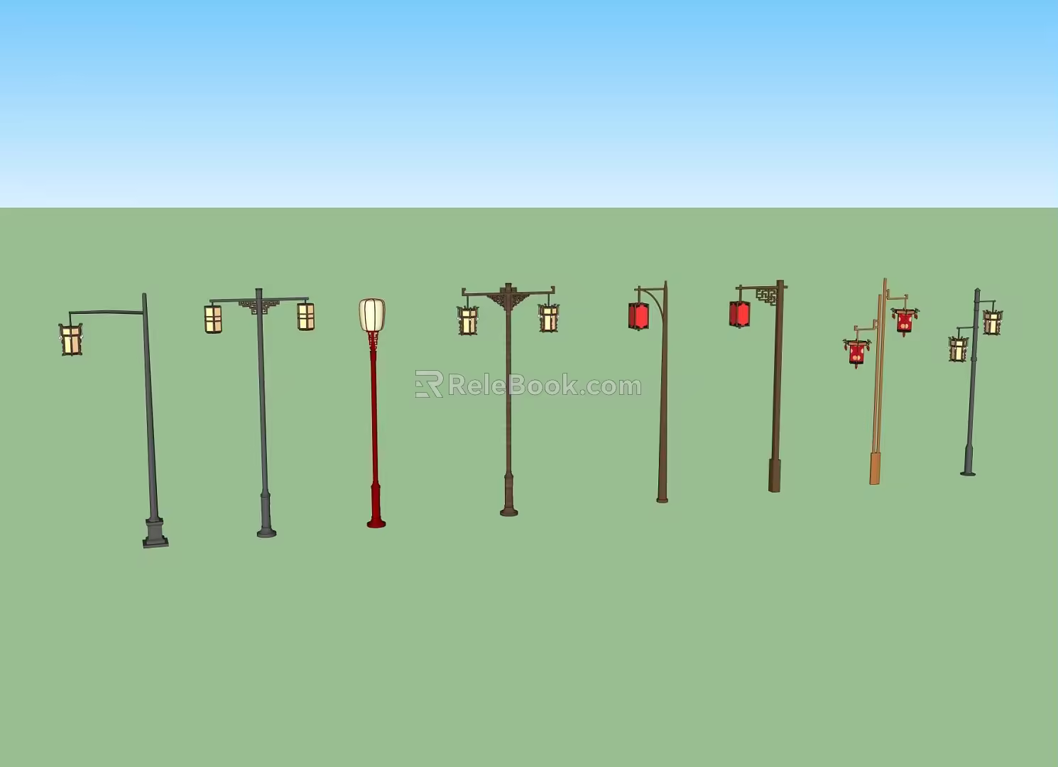 wrIron lamp 3d model