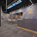 Spacious Freedom Fitness Gym With Treadmill Signage Geometric Walls And Bright Lighting