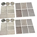 Various Patterned Square Rugs With Different Designs And Styles For Home Decor