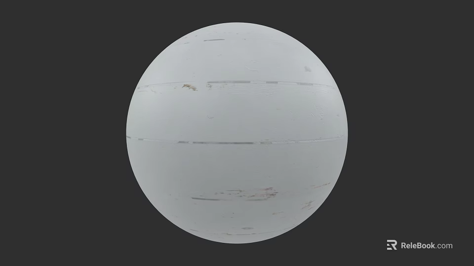 White Distressed Wooden Flooring With Natural Scratches For Modern Home Interiors 3d model 