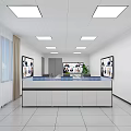 Command and Dispatcher Room of Modern Command Center 3d model