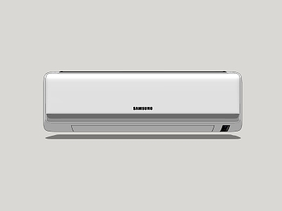 Wall-mounted air conditioner on hook model