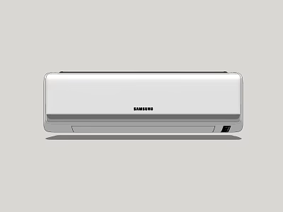 SAMSUNG Wall Mounted Air Conditioner With Modern White Design For Home Cooling Use 3d model