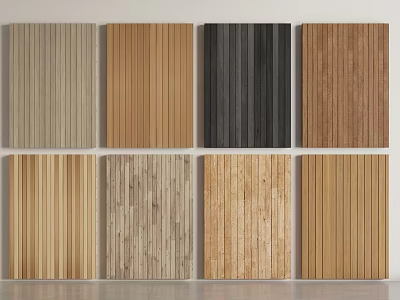 Various Wood Flooring Textures And Colors 3d model