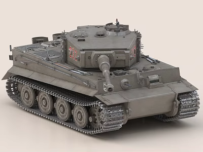 Military Tank With Detailed Exterior And Tracks 3d model Military Tank With Detailed Exterior And Tracks 3d model