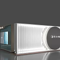 Rongshida Modern Home Appliance With Circular Black Panel And White Striped Design