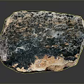 Colorful Natural Stone Slab with Green Blue Orange Texture And Natural Edge for Kitchen Countertop