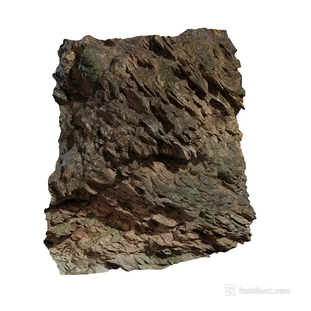 Natural Stone And Wood Materials With Rough Textures For Natural Decorative Design 3d model 