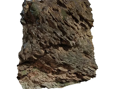 Natural Stone And Wood Materials With Rough Textures For Natural Decorative Design 3d model