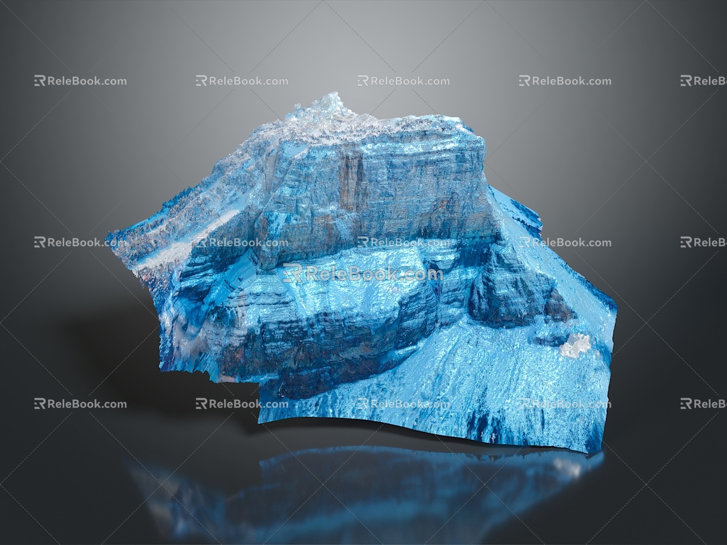 Geography, topography, mountain shape, ridge, ridge, valley, mountain range, canyon, geomorphology, mountain peak, mountain body 3d model