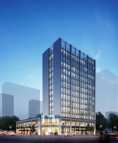 Modern Hotel Architecture Hotel 3d model