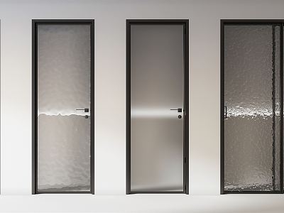 Modern swing door glass door model