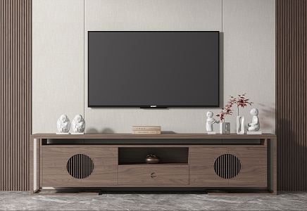 New Chinese TV Cabinet 3d model