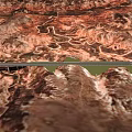 Big Scene of T-beam Bridge of Rigid Frame Bridge of Mountain Highway 3d model