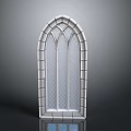 Jane Europe window rose window church window rose window color window 3d model
