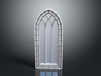 Jane Europe window rose window church window rose window color window 3d model