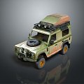 Bulletproof Car Armed Jeep Armed Car Armed Bulletproof Car Military Jeep Off-road Jeep Humvee 3d model