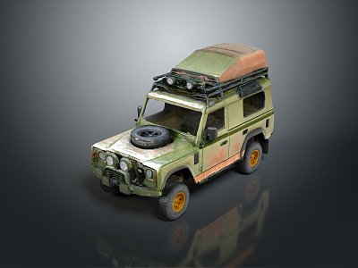 Bulletproof Car Armed Jeep Armed Car Armed Bulletproof Car Military Jeep Off-road Jeep Humvee 3d model