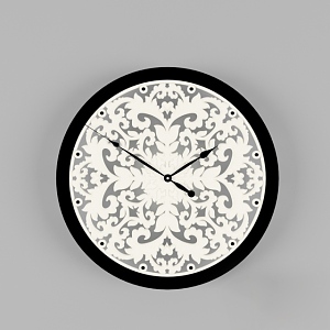 Wall clock 3d model