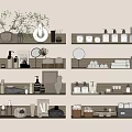 Modern toiletries 3d model