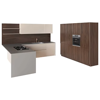 penisola cabinet integration 18 3d model