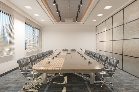 Modern Conference Room 3d model