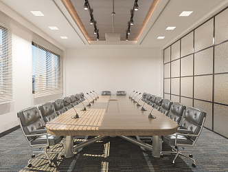 Modern Conference Room 3d model