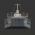 Modern Digging Boat 3d model