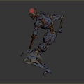 Mech Warrior Mech Soldier Machine Battlearm Mechanical Battlearm Machine Fighter Robot 3d model