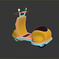 Vibrant Yellow Classic Scooter Featuring Black Seat Sleek Body And Chrome Details