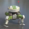 Robot Attack Robot Intelligent Robot Science Fiction Robot Future High-tech Low Face Number Low Model Simple Model Film and Television Level Super Realism 3d model
