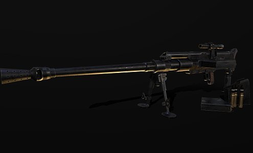 M anti-tank rifle 3d model