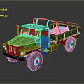Military Green Armored Tank With Turret Cannon Heavy Tracks And Armor Design
