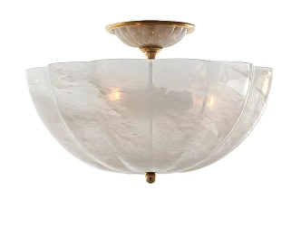 bedroom ceiling lamp crystal ceiling lamp 3d model